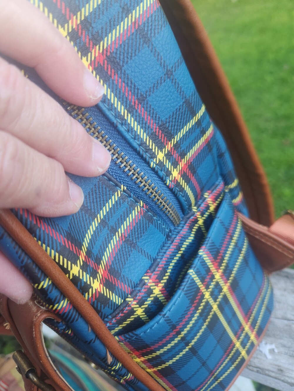 Loungefly Pokémon Pikachu Tartan Plaid Mini Backpack Preloved - Picture 11 of 11